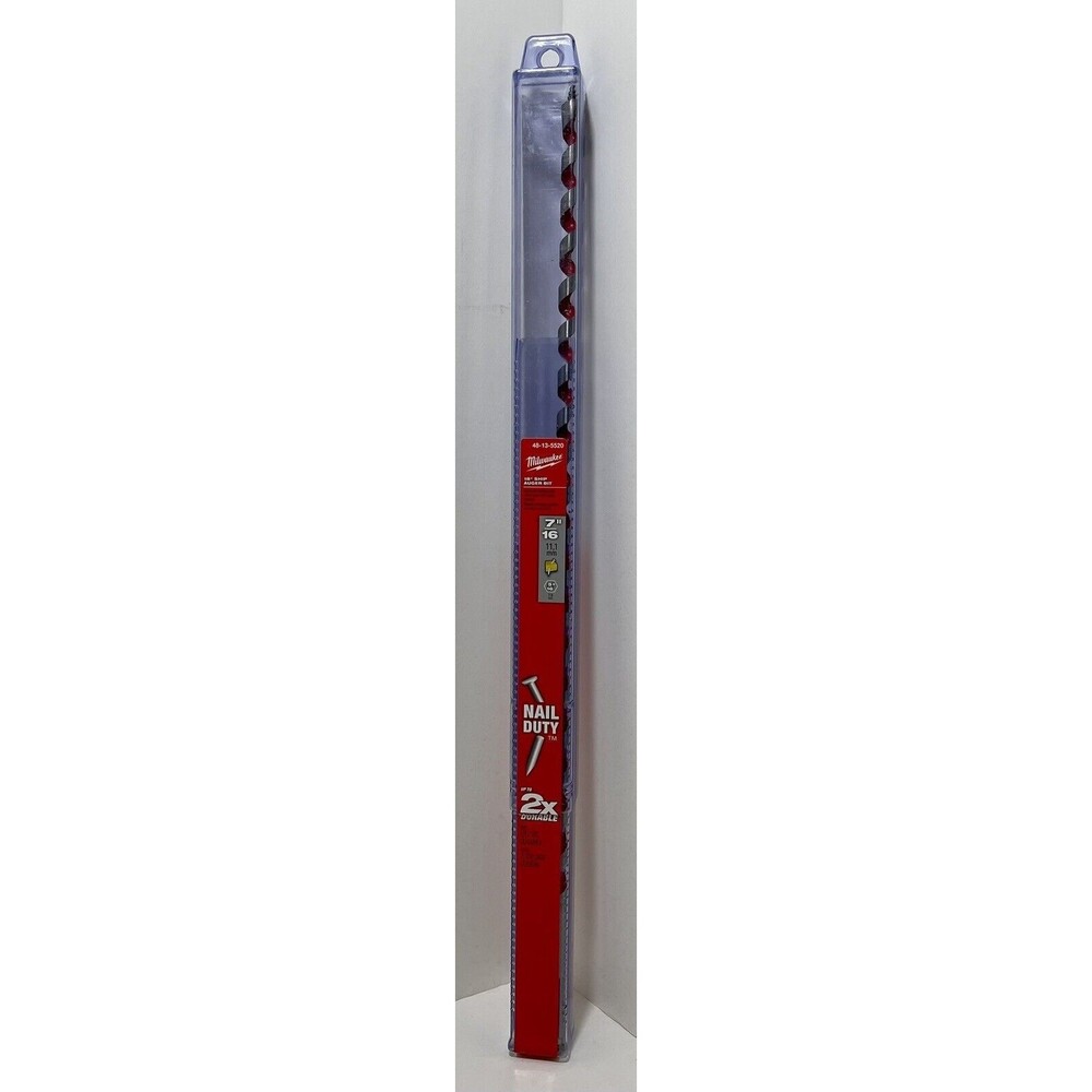 Milwaukee 48-13-5520 7/16 in. x 18 in. Ship Auger Bits Brand New Factory Sealed